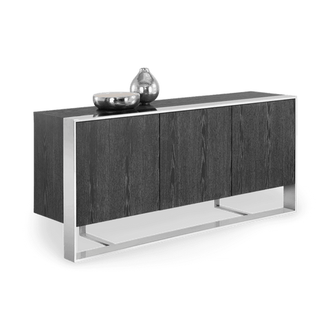 Dalton Modern Sideboard with Distressed Finish Cabinet