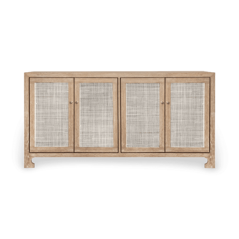 Sofia Two-tone Coastal Accent Cabinet with Knob