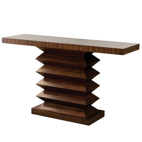 Global Eclecticist Contemporary Freeform Entryway Console